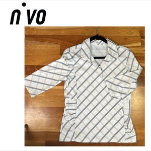 Nivo 3/4 sleeve golf shirt size small